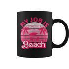 My Job Is Beach Retrointage  Beach Jobs Women Tassen