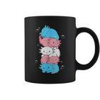 Kawaii Axolotl Heap Transgender Pride Flag Trans Lgbtq Tassen