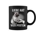 Liebe Hatier Pfoten Mops Pug Pug Dog Liebe Hatier Paw Tassen