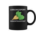 Lieblingssport Rübransport Tassen