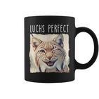 Luchs Perfect X Lynx Bobcat Looks Perfect Lustiger Luchs Tassen