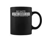 Lustiges Gym Oder Ich Fitness Workout Geschenk Tassen