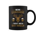 'Meine Lederhosen Hirsch Beer Alcohol Sauf Suff Party Saying Tassen