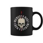 Memento Mori Lettering Skull Tassen