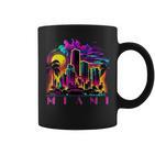 Miami Floridaibrant Colourful Miami Souvenir Tassen