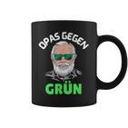 Opas Gegen Grüne Nein Danke Gray Tassen