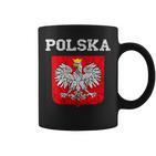 Polska Polish Flag Polish Pride Polska Polish Eagle S Tassen