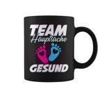 Team Hauptsache Gesund Gender Reveal Tassen