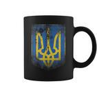 Ukraine Flag Crest Flag Logo Ukraine Tassen