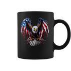 Us Flag As Eagle Usa Flag Tassen