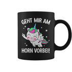 Women's Geht Mir Am Hornorbei Unicorn Tassen