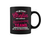 Women's Ich Bin Stolze Chefin Eines Unheuer Fantastische Teams Tassen