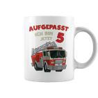 Children's Birthday Feuerwehr Fire Brigade Attention Ich Tassen