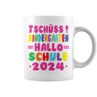 Children's Tschüss Kindergarten Hello School 2024 1St Class Tassen