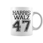 Harris Walz 2024 For President Kamala Harris Tim Waltz Gray Tassen