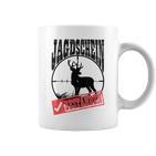 Hunting Schein Bestanden Hunter Deer Hunting Hunter Testing Tassen