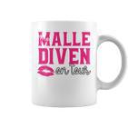 Malle Diven On Tour Slogan Tassen