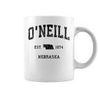 O'neill Nebraska Ne Sports intage Gray Tassen