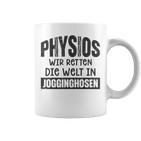 Physio Wir Retten Die Welt In Jogging Bottoms Gray Tassen