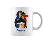 Romania Girls' Romania Woman Flag Tassen