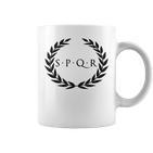 Spqr Senatus Popuplus Que Roman Roman Republic Rome Gray Tassen