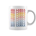 Sri Lanka Groovy Retro Sri Lanka Tassen