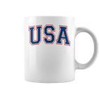 Usa Athletic Team Flag Tassen