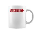 Vancouver Bc Canada Maple Leaf Canadian Flag Pride Tassen