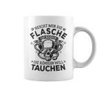 Women's Reich Mir Die Oxygen Bottle Diving Queen Tassen