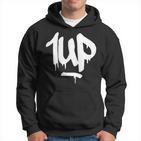 1Up Logo Graffiti Dripping Marker Kapuzenpullover