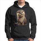 Adorable Otter Illustration Kapuzenpullover