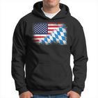 American Bavarian Flag Usa Bavaria Flag Kapuzenpullover