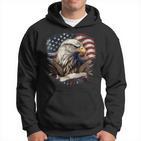 American Fan American Flag And Eagle Usa Kapuzenpullover