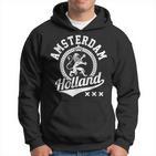 Amsterdam Holland Netherlands Crest Lion Souvenir Kapuzenpullover