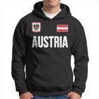 Austria Austria Flag Austria Souvenir Kapuzenpullover