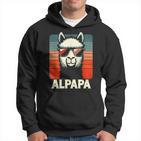 Bester Papa Alpapa Alpaka Frischgebackener Papaatertag Kapuzenpullover