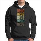 Brug Retro Kapuzenpullover