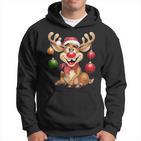 Christmas Reindeer Rudolph  Kapuzenpullover