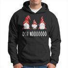 Cute Grumpy Christmas Xmas Gnome Slogan Kapuzenpullover