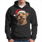 Cute Norfolk Terrier Christmas Print Kapuzenpullover