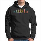 Dachshund Evolution Retro Dachshund Owner S Kapuzenpullover