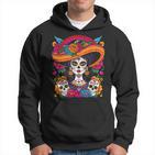 De Los Muertos La Catrina Sugar Skull Kapuzenpullover