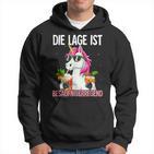 Die Lage Ist Besäufniserregend Kapuzenpullover