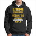 Elektriker Stundenlohn Stundensatz Kapuzenpullover