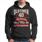 Oldtimer 40 Jahre Birthday Kapuzenpullover