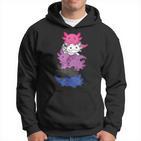 Genderfluid Gender Fluid Pride Lgbtq Axolotl Kapuzenpullover