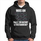 Was Hast Du Nichterstanden Dancing Dancer Dance Steps Kapuzenpullover