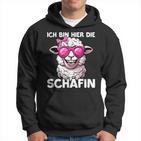 Ich Bin Hier Die Schäffin Kapuzenpullover