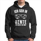 Ich Geh In Rente 2023 Retirement Kapuzenpullover