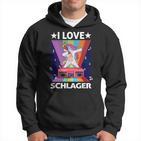 Ich Liebe Schlager Party Costume Folk Music I Love Schlager S Kapuzenpullover